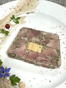Jambon persillé au foie gras